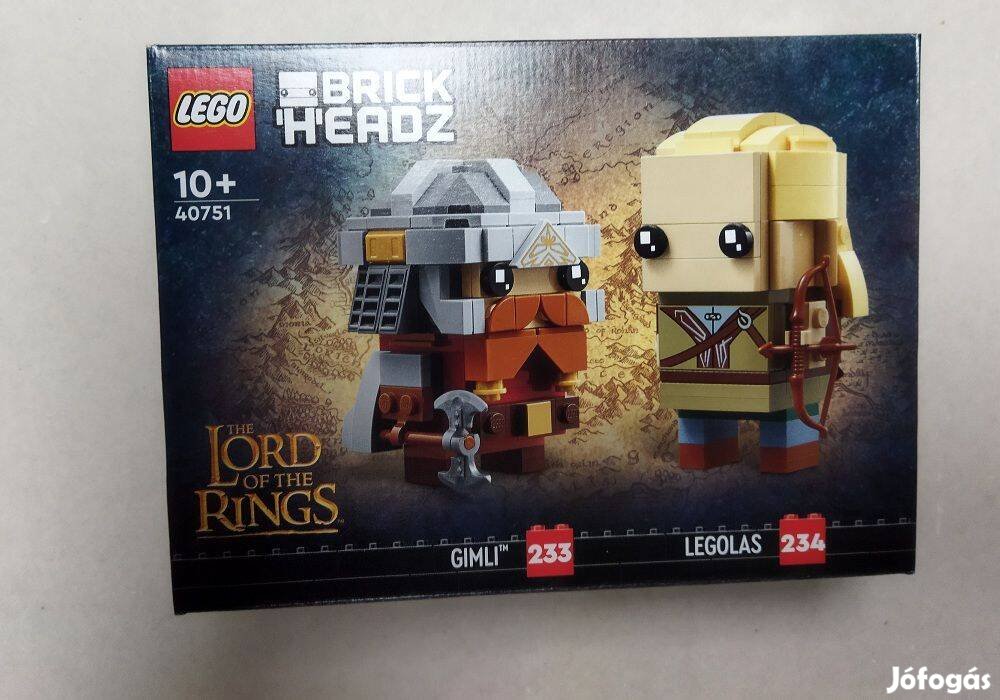 Új, bontatlan LEGO 40751 Legolas és Gimli