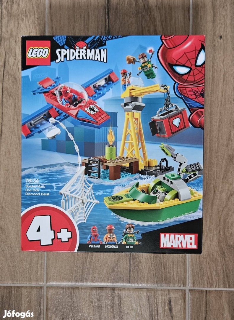 Új, bontatlan LEGO 76134 Pókember Doc Ock gyémántrablása Spiderman 