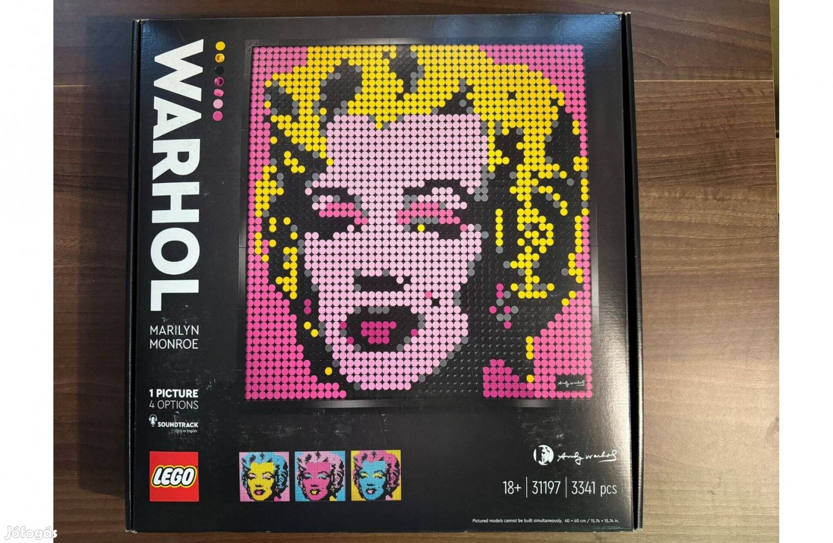 Új, bontatlan LEGO Art 31197 Andy Warhol Marilyn Monroe
