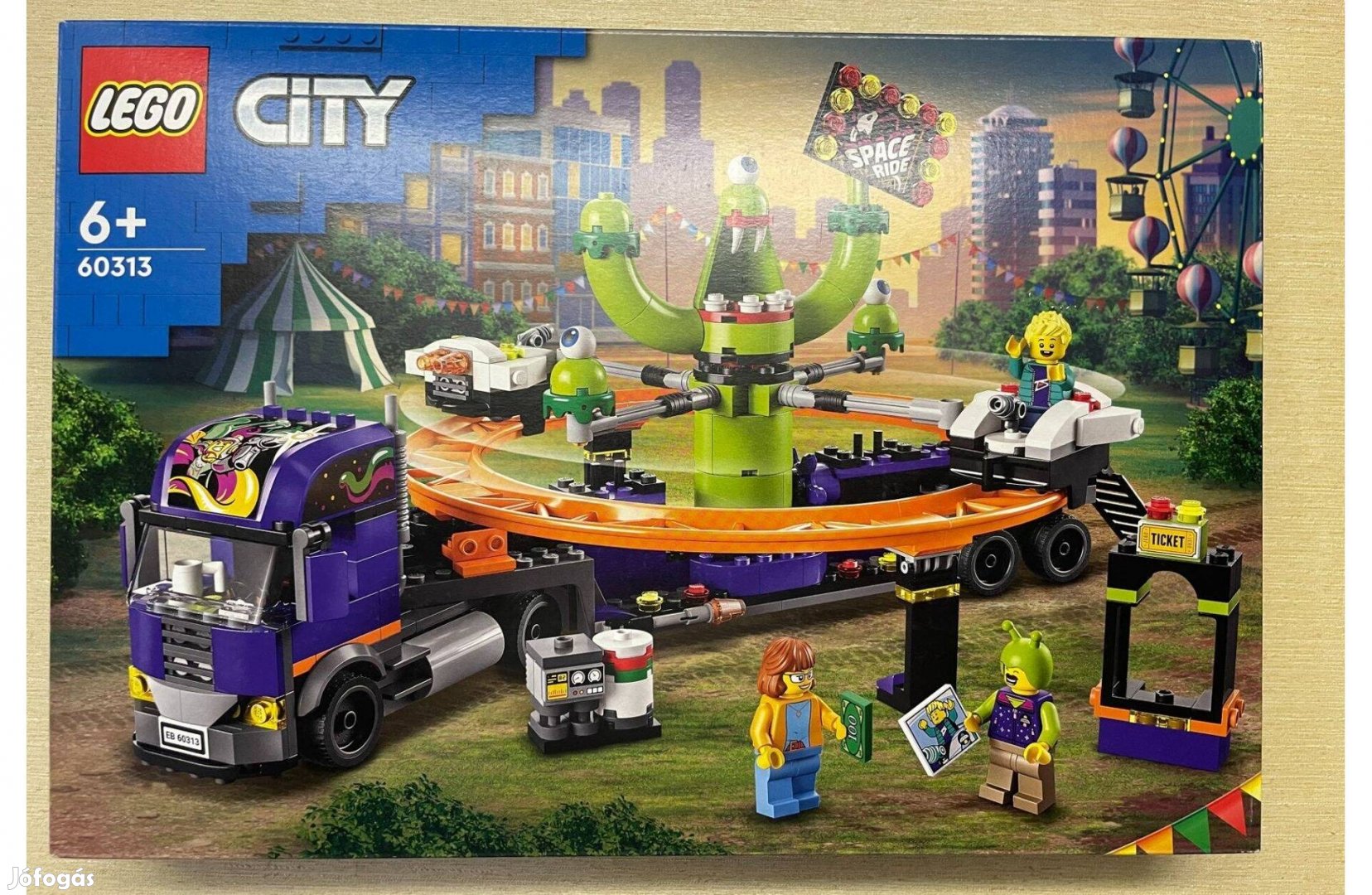 Új, bontatlan LEGO City 60313 Űrutazós élmény teherautó