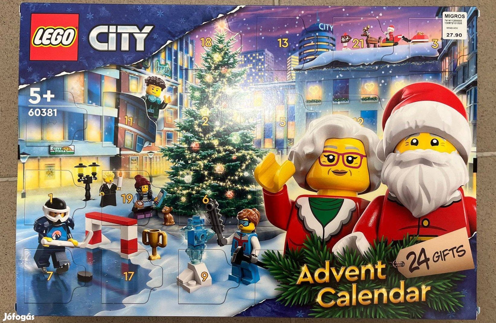 Új, bontatlan LEGO City - Adventi naptár 2023 (60381) eladó