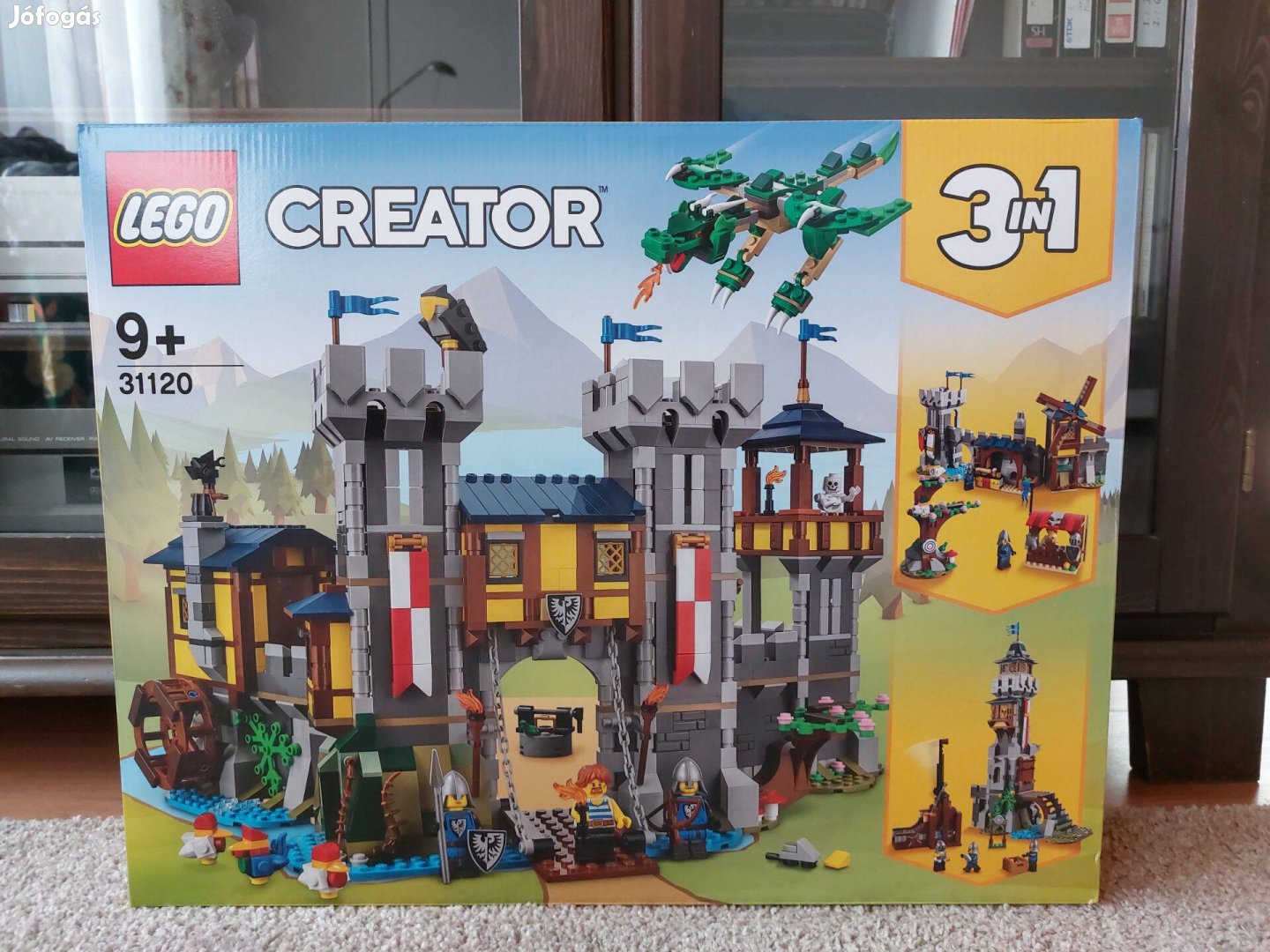 Új, bontatlan LEGO Creator 31120 Középkori vár