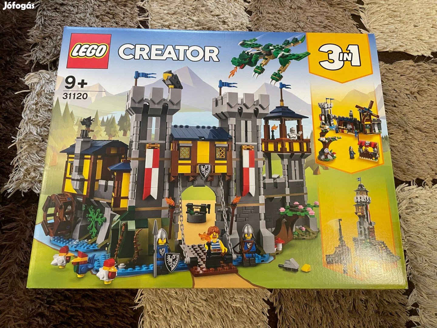 Új, bontatlan LEGO Creator 31120 Középkori vár
