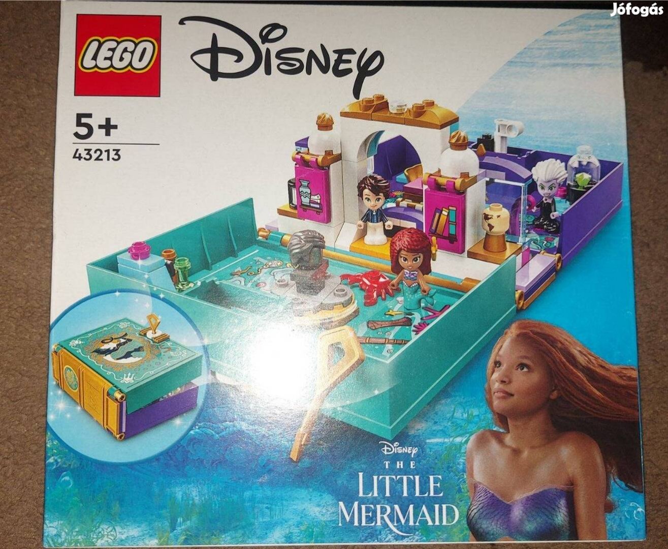 Új, bontatlan LEGO Disney 43213 A kis hableány mesekönyv