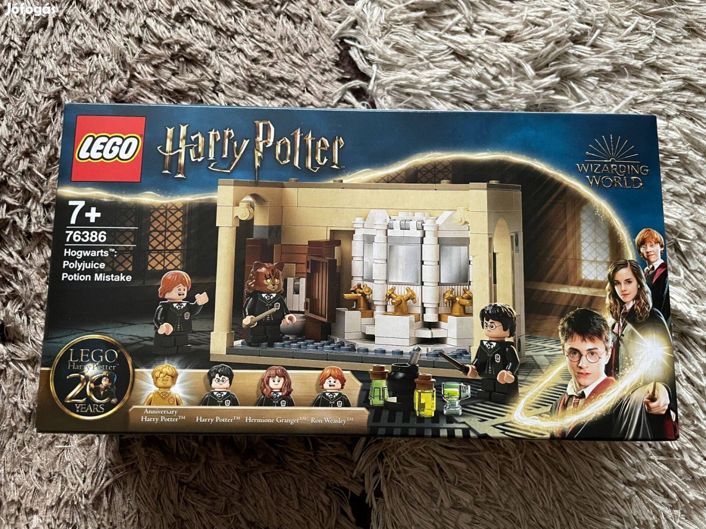 Új, bontatlan LEGO Harry Potter 76386 Százfűlé-főzet kis hibával