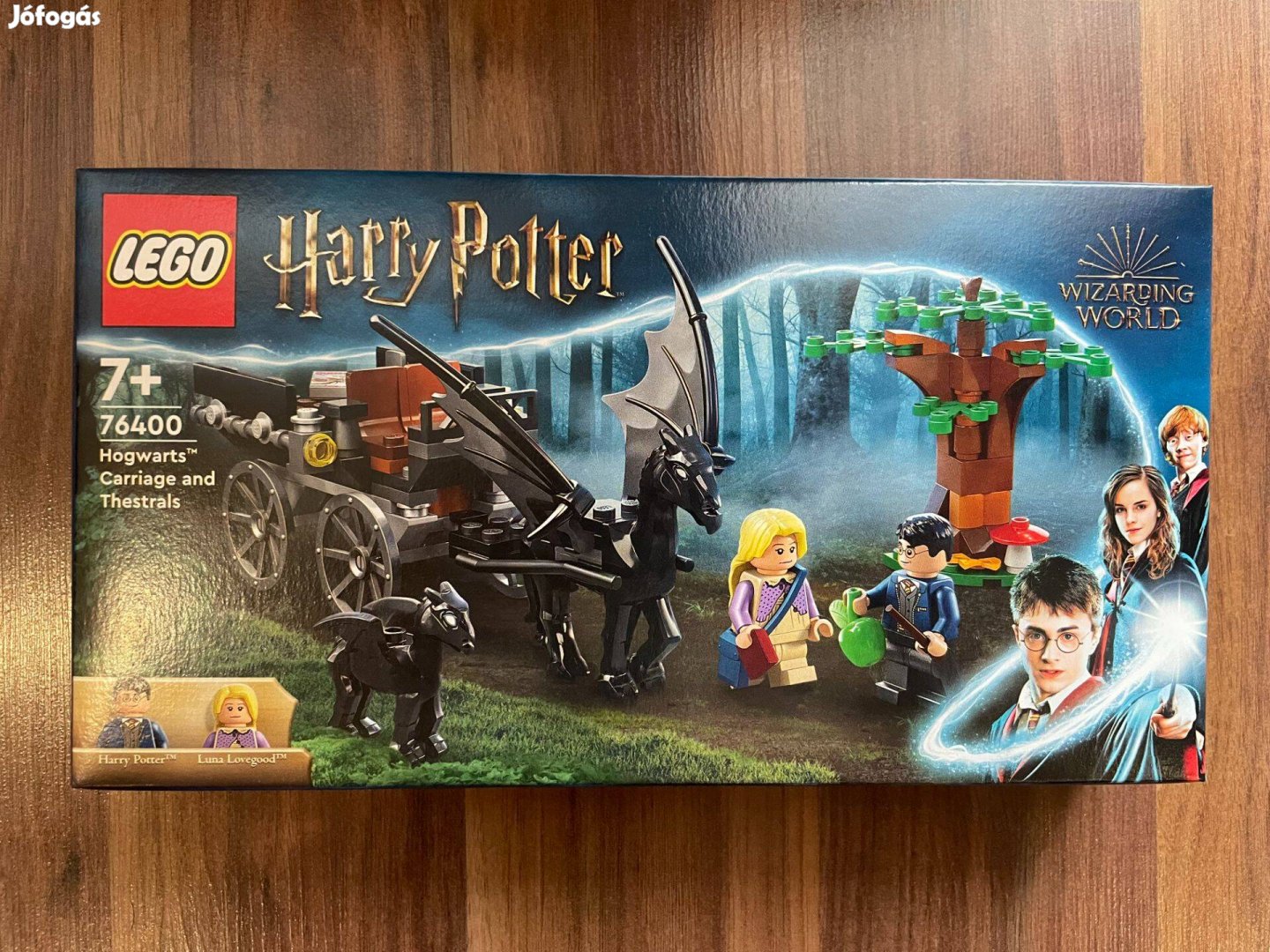 Új, bontatlan LEGO Harry Potter 76400 Roxfort hintó és thesztrálok