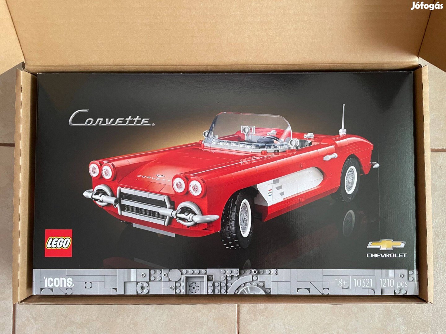 Új, bontatlan LEGO Icons 10321 Corvette