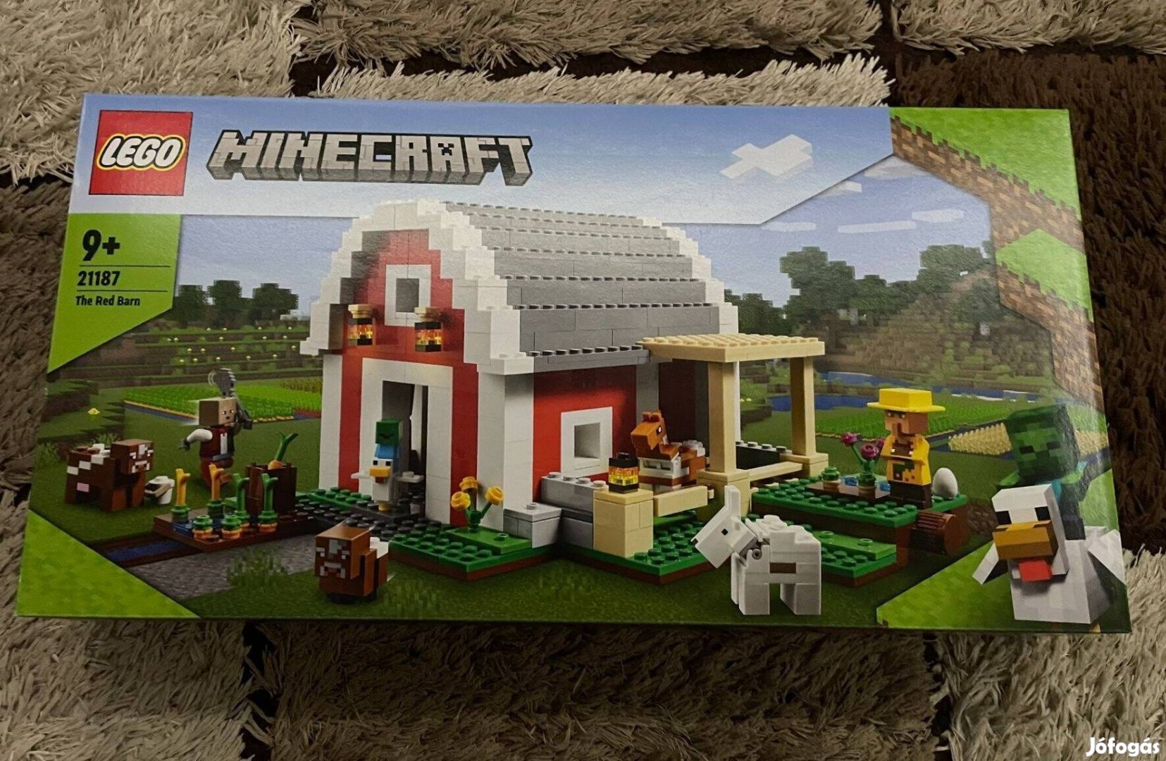 Új, bontatlan LEGO Minecraft 21187 A piros pajta