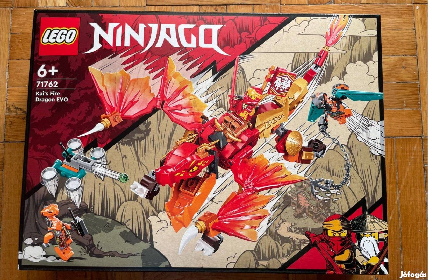 Új, bontatlan LEGO Ninjago 71762 Kai Evo tűzsárkánya
