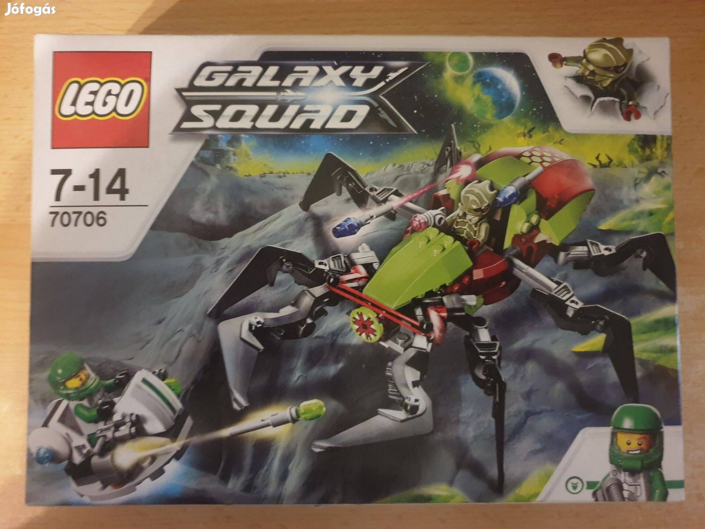 Új, bontatlan Lego 70706 - Galaxy Squad - Óriáskráter