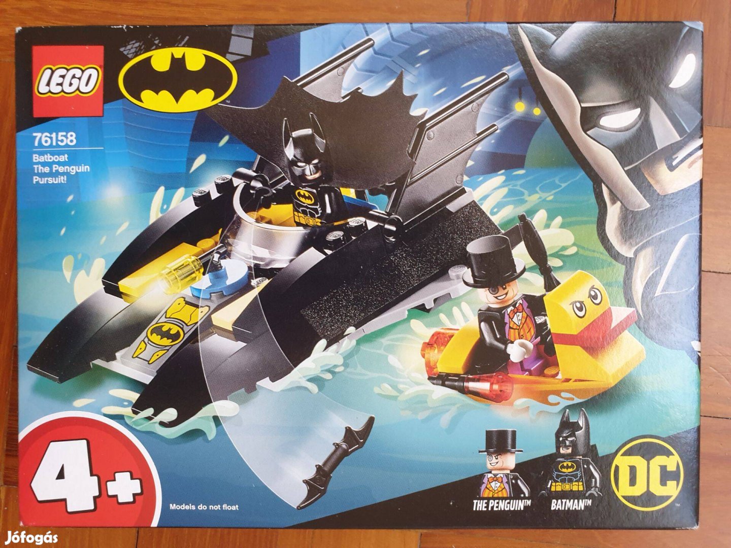 Új, bontatlan Lego 76158 Pingvinüldözés a Batboattal