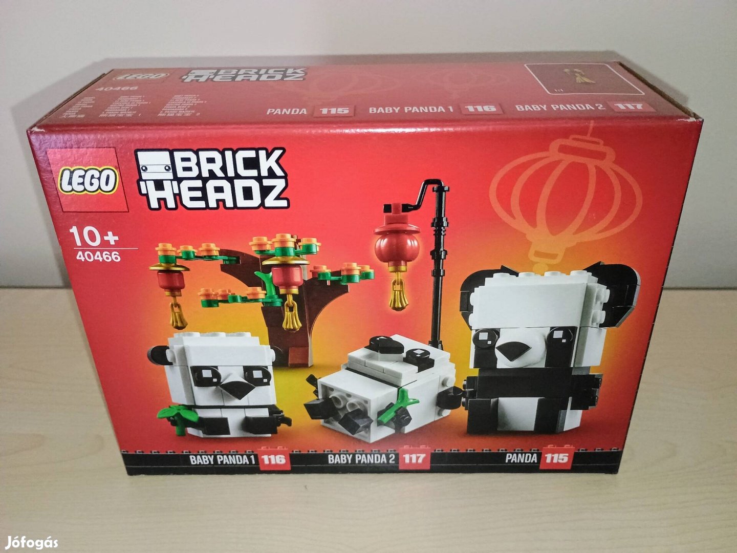 Új, bontatlan Lego Brickheadz 40446 Kínai Új évi pandák