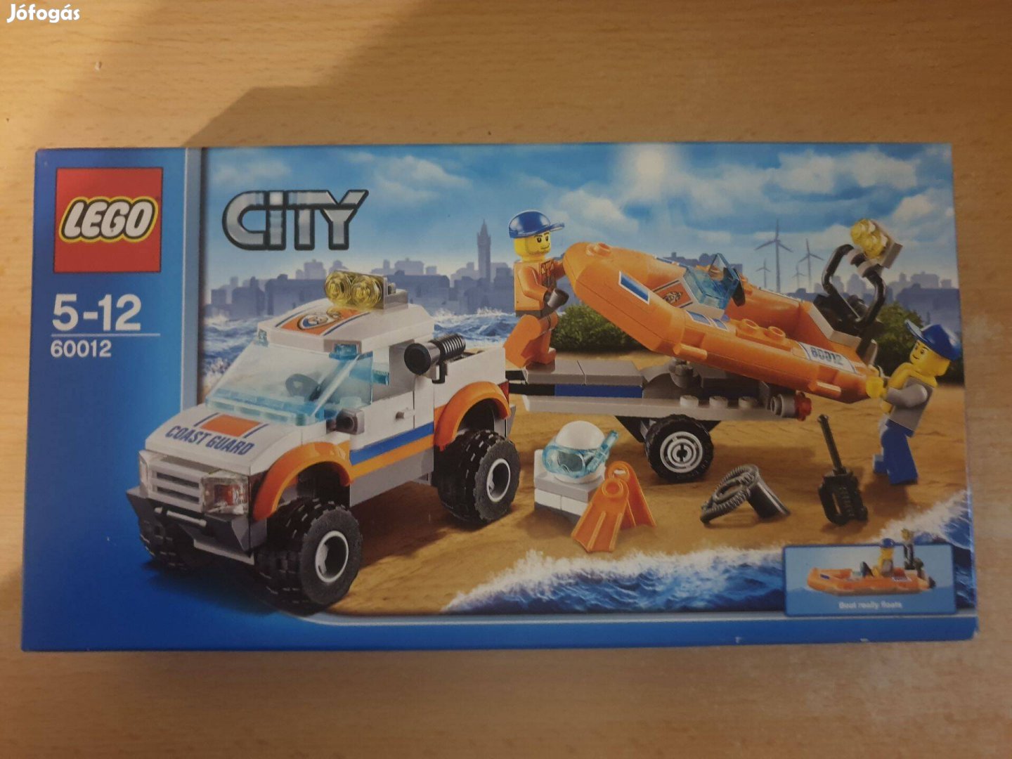Új, bontatlan Lego City 60012 - 4x4 Könnyűbúvár hajó (2013)