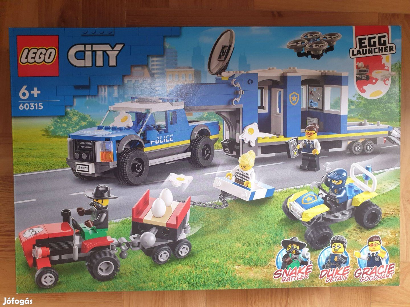 Új, bontatlan Lego City 60315 Rendőrségi mobil parancsnoki kamion