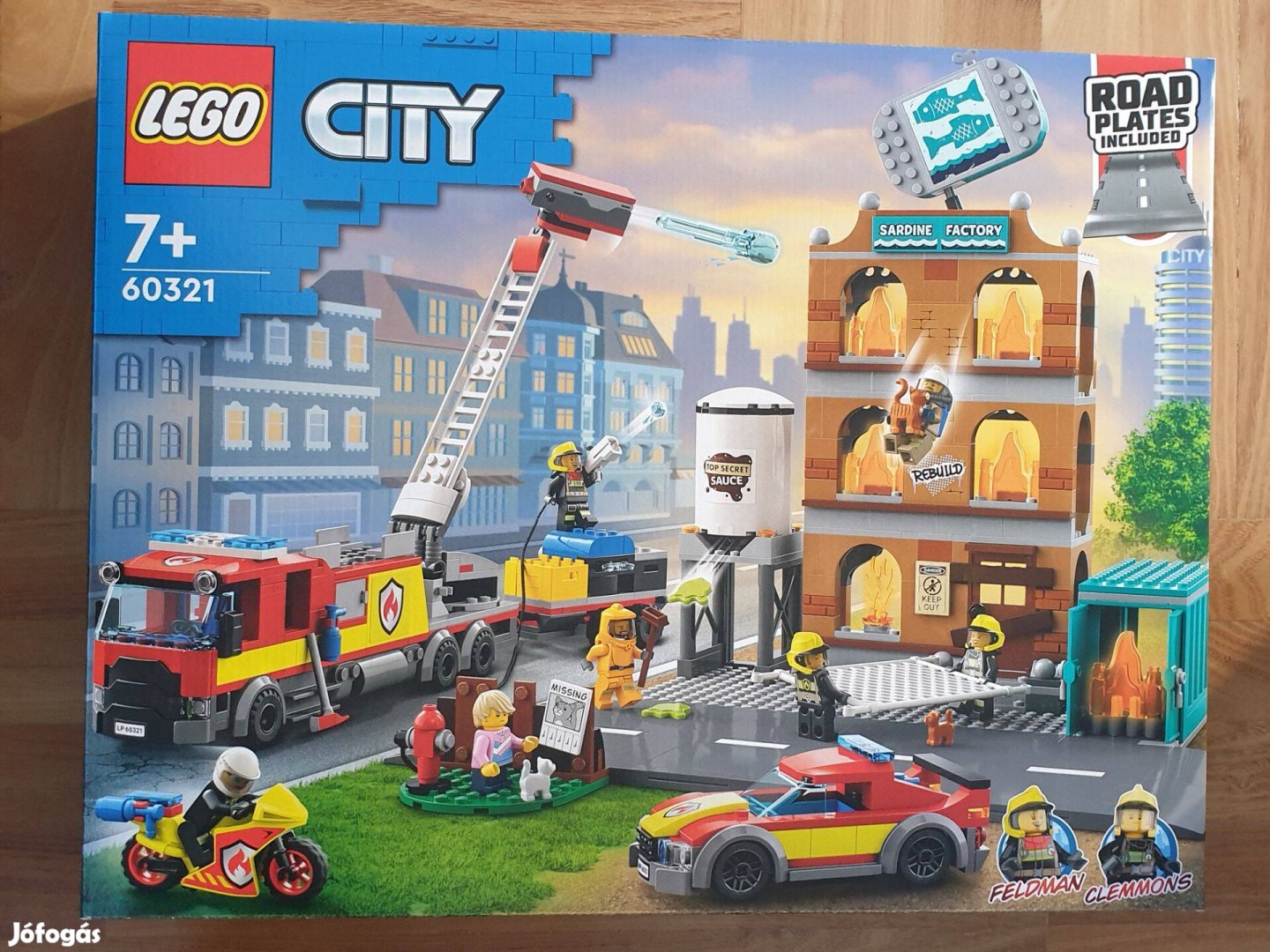 Új, bontatlan Lego City 60321 - Tűzoltó brigád