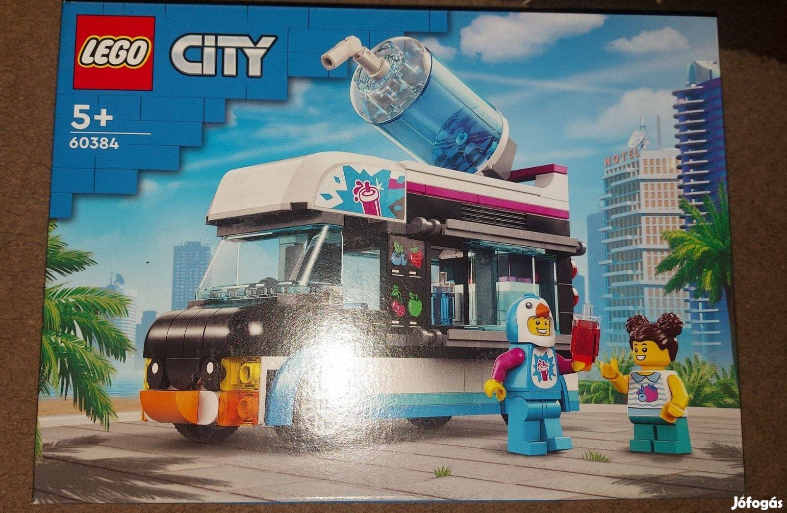 Új, bontatlan Lego City 60384 Pingvines jégkása árus