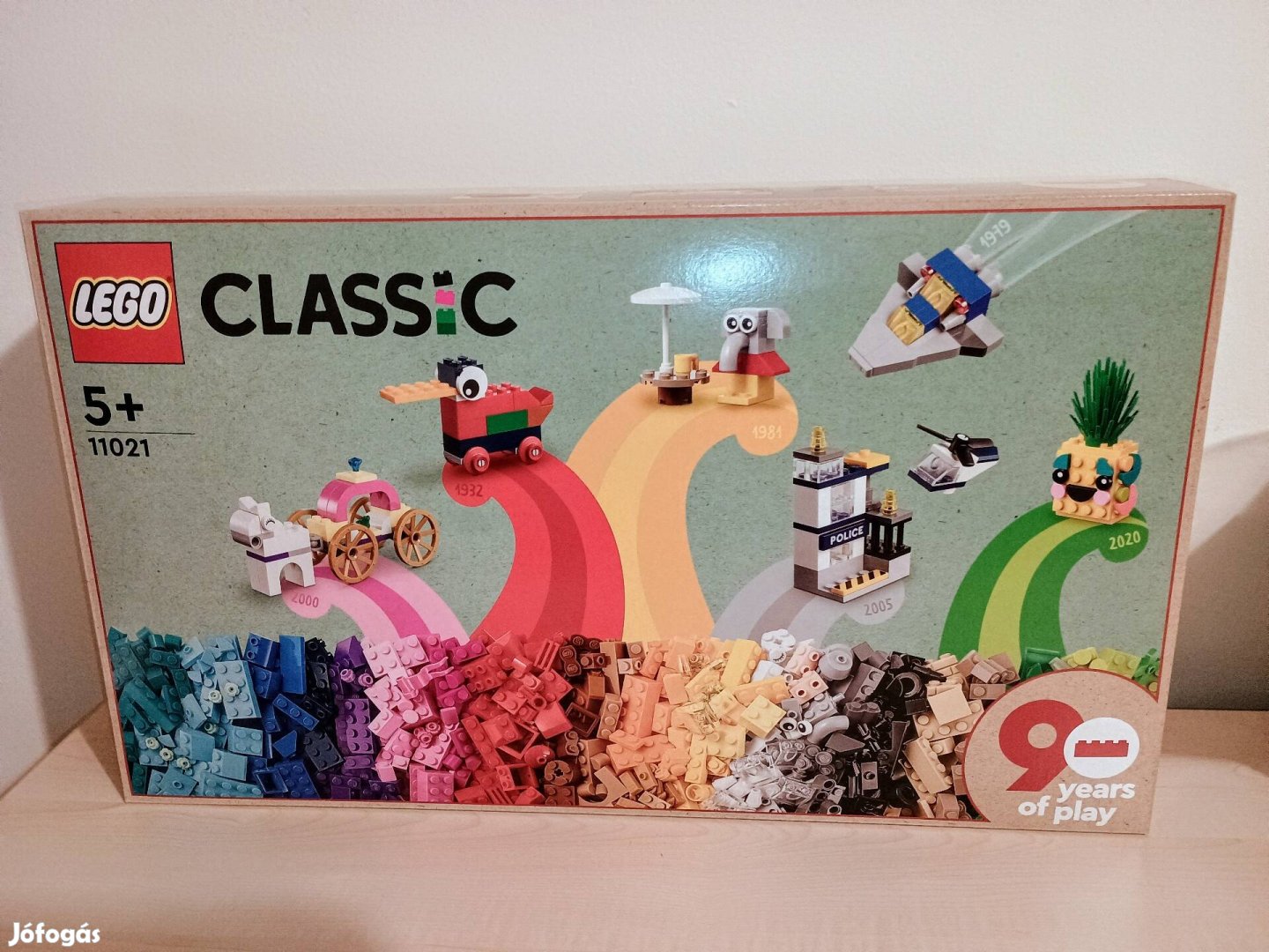 Új, bontatlan Lego Classic 11021 A játék 90-éve