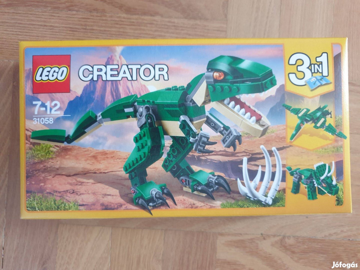 Új, bontatlan Lego Creator 31058 3 in 1 Hatalmas dinoszaurusz