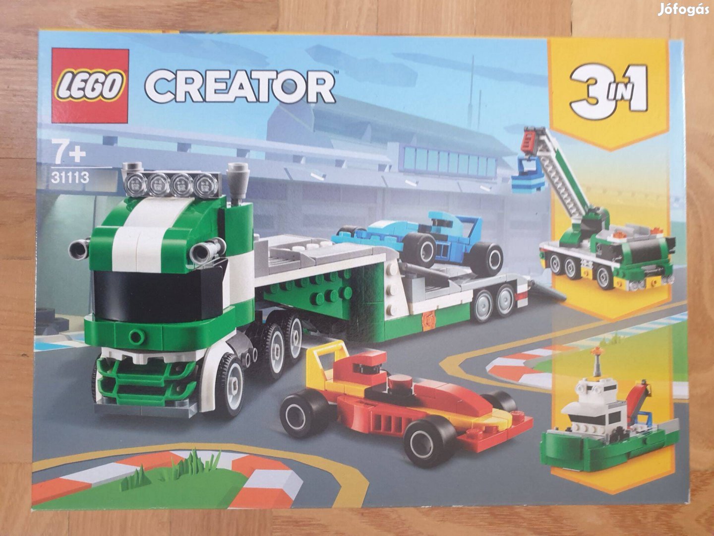 Új, bontatlan Lego Creator 31113 Versenyautó szállító