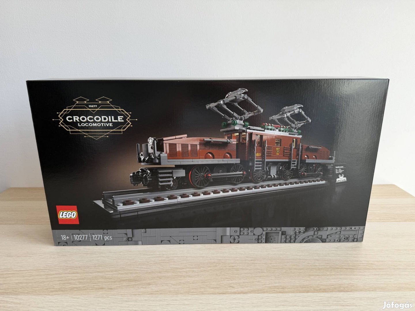 Új, bontatlan Lego Creator Expert 10277 - Krokodil lokomotív