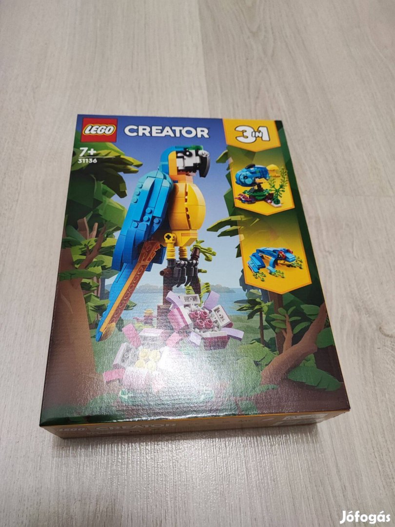 Új, bontatlan Lego Creator - Egzotikus papagáj - 31136