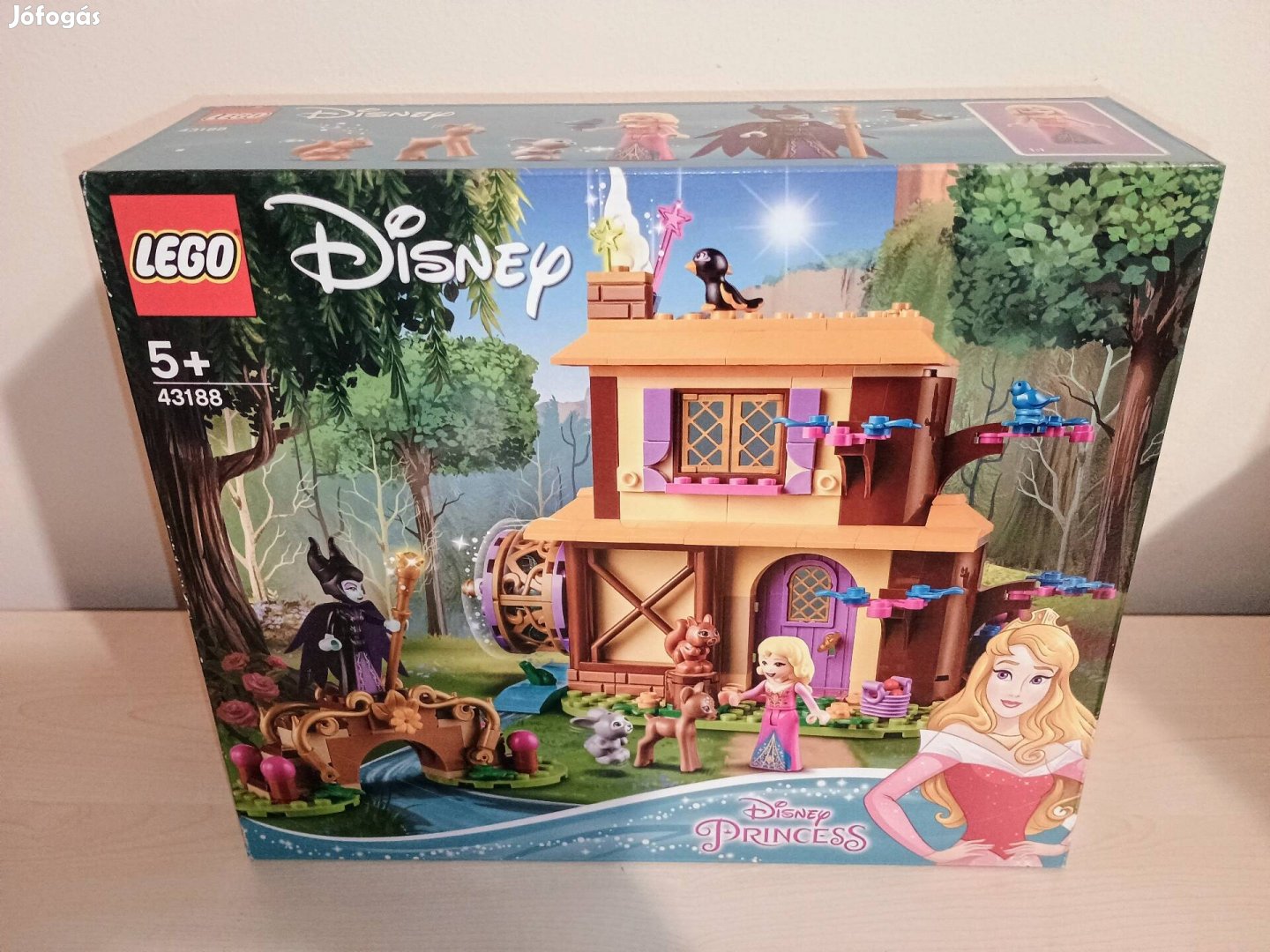 Új, bontatlan Lego Disney 43188 Csipkerózsika erdei házikója 