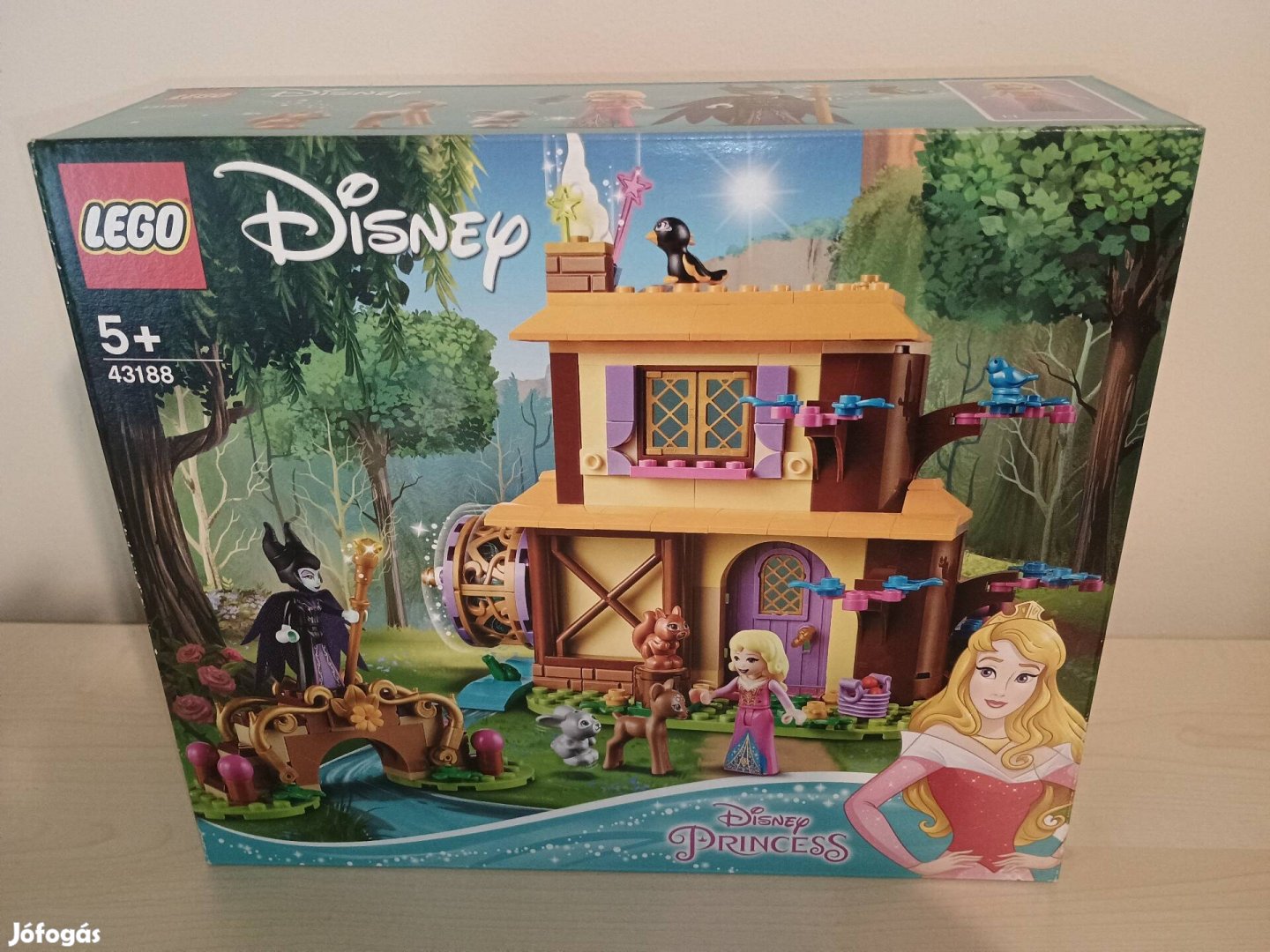 Új, bontatlan Lego Disney Peincess 43188 Csipkerózsika erdei házikója 