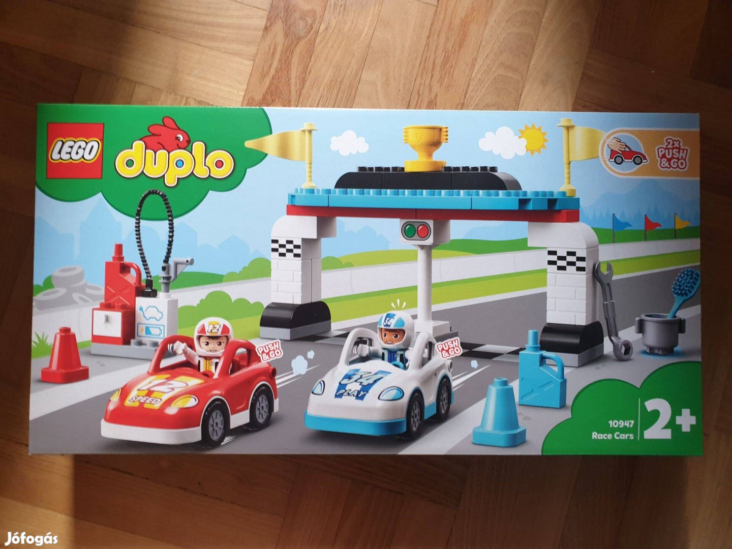 Új, bontatlan Lego Duplo 10947 Versenyautók