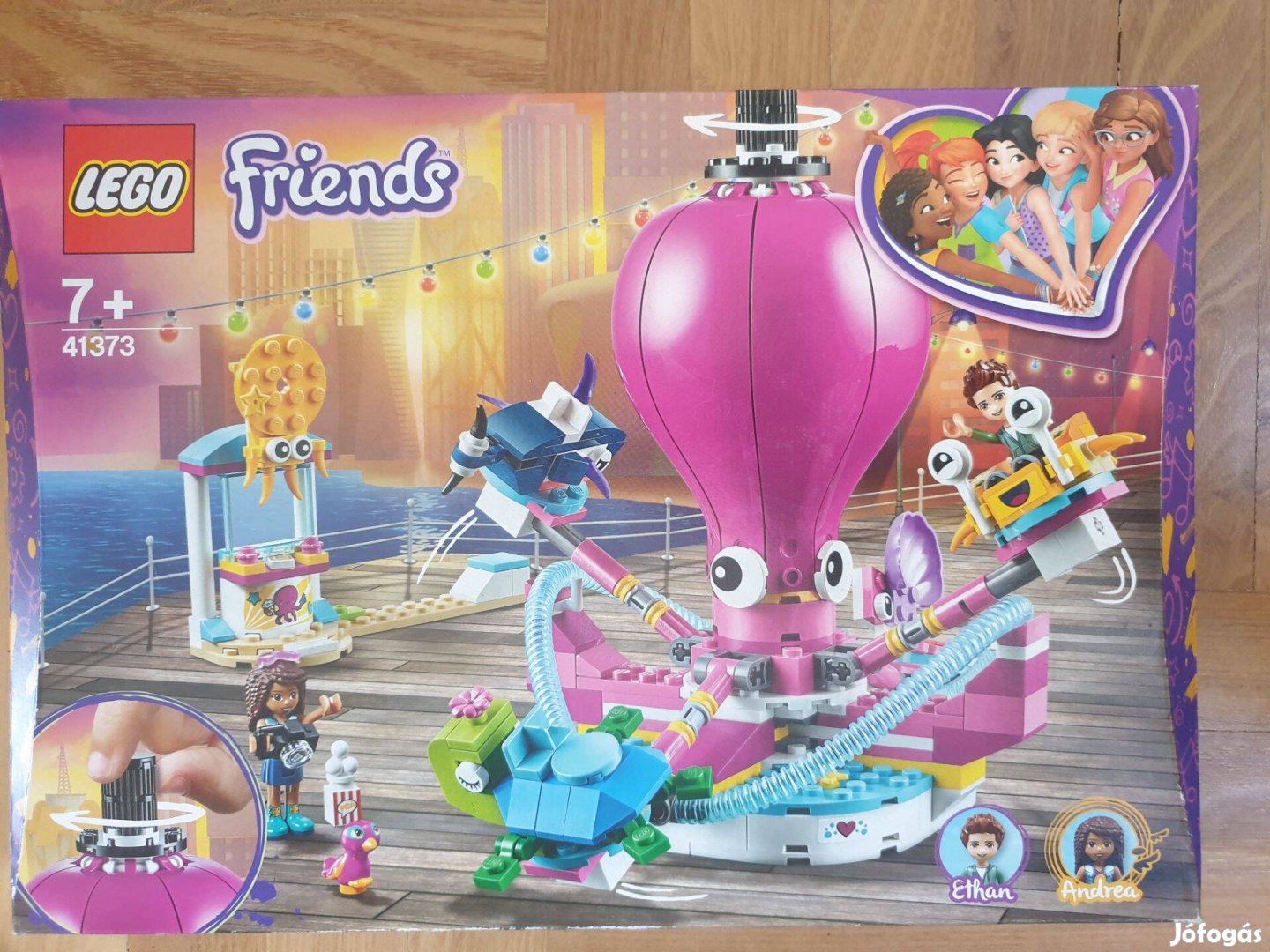 Új, bontatlan Lego Friends 41373 Mókás Polip körhinta