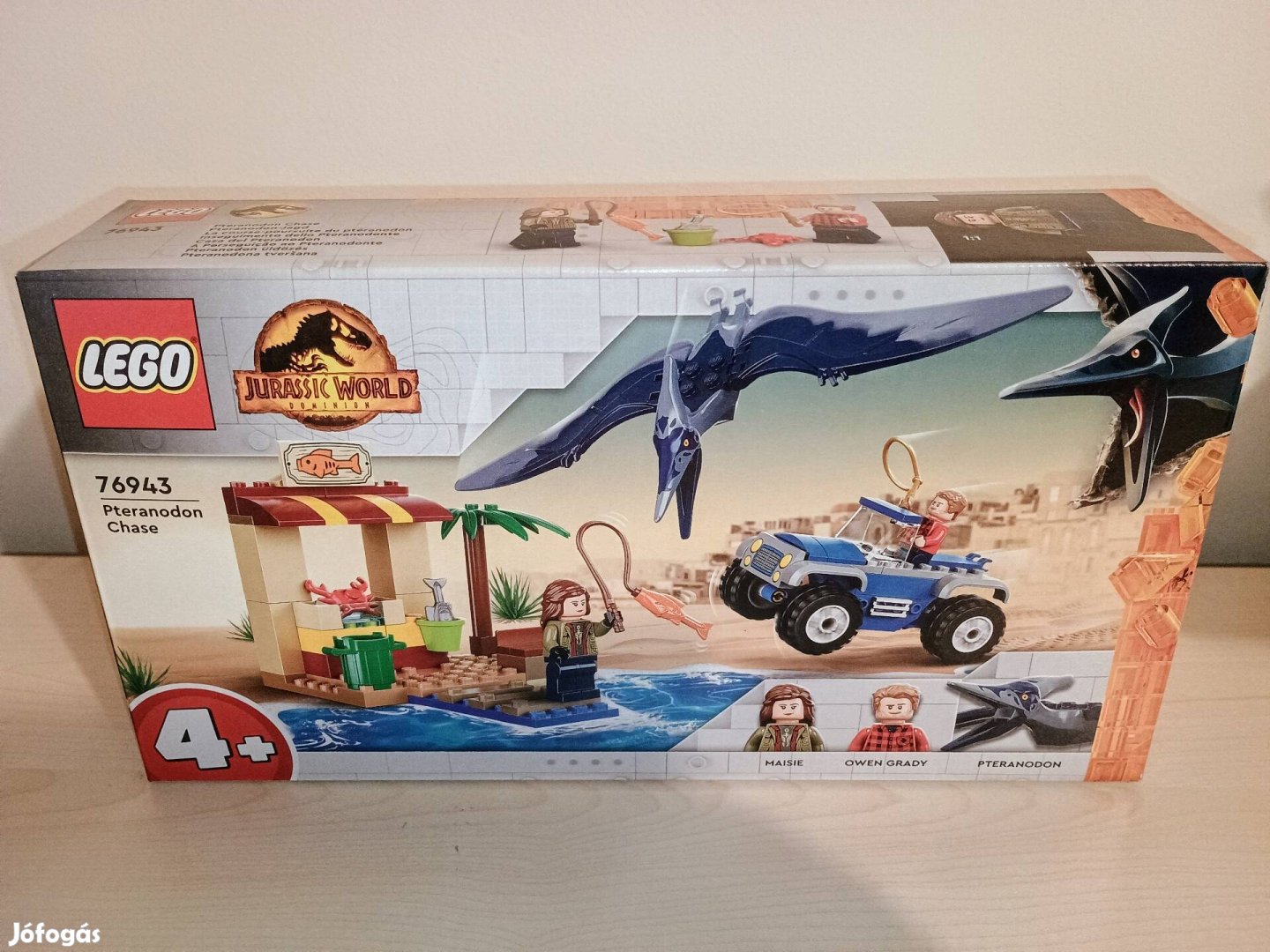 Új, bontatlan Lego Jurassic World 76943 Pteranodon üldözés 