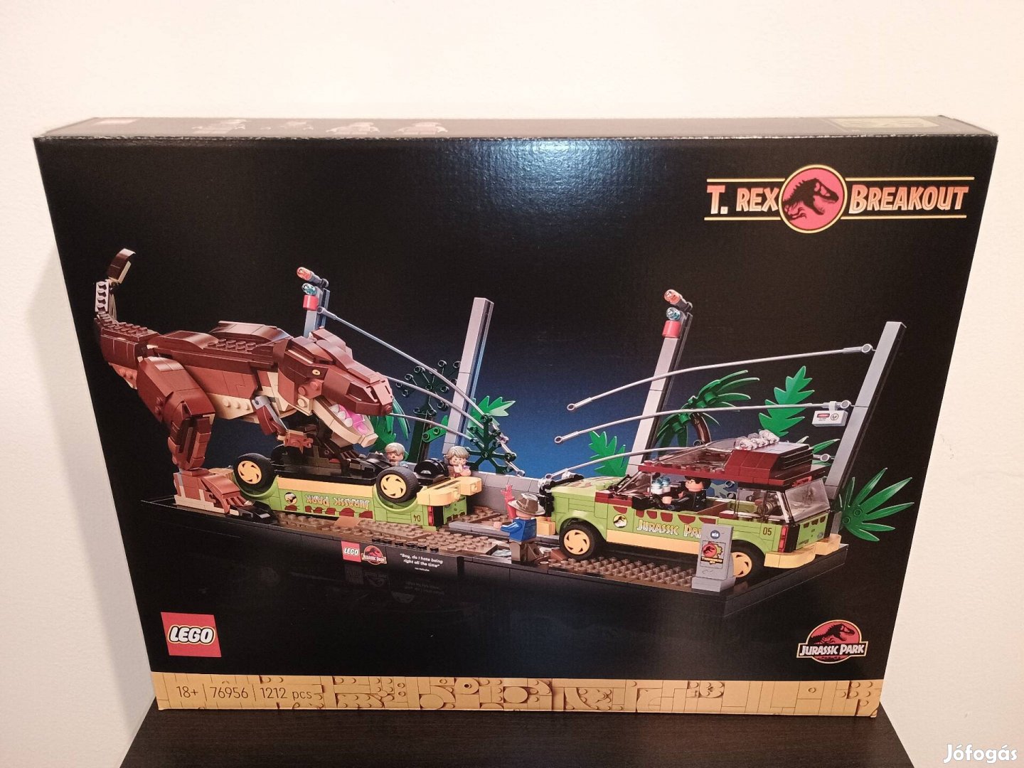Új, bontatlan Lego Jurassic World 76956 T-Rex szökése 