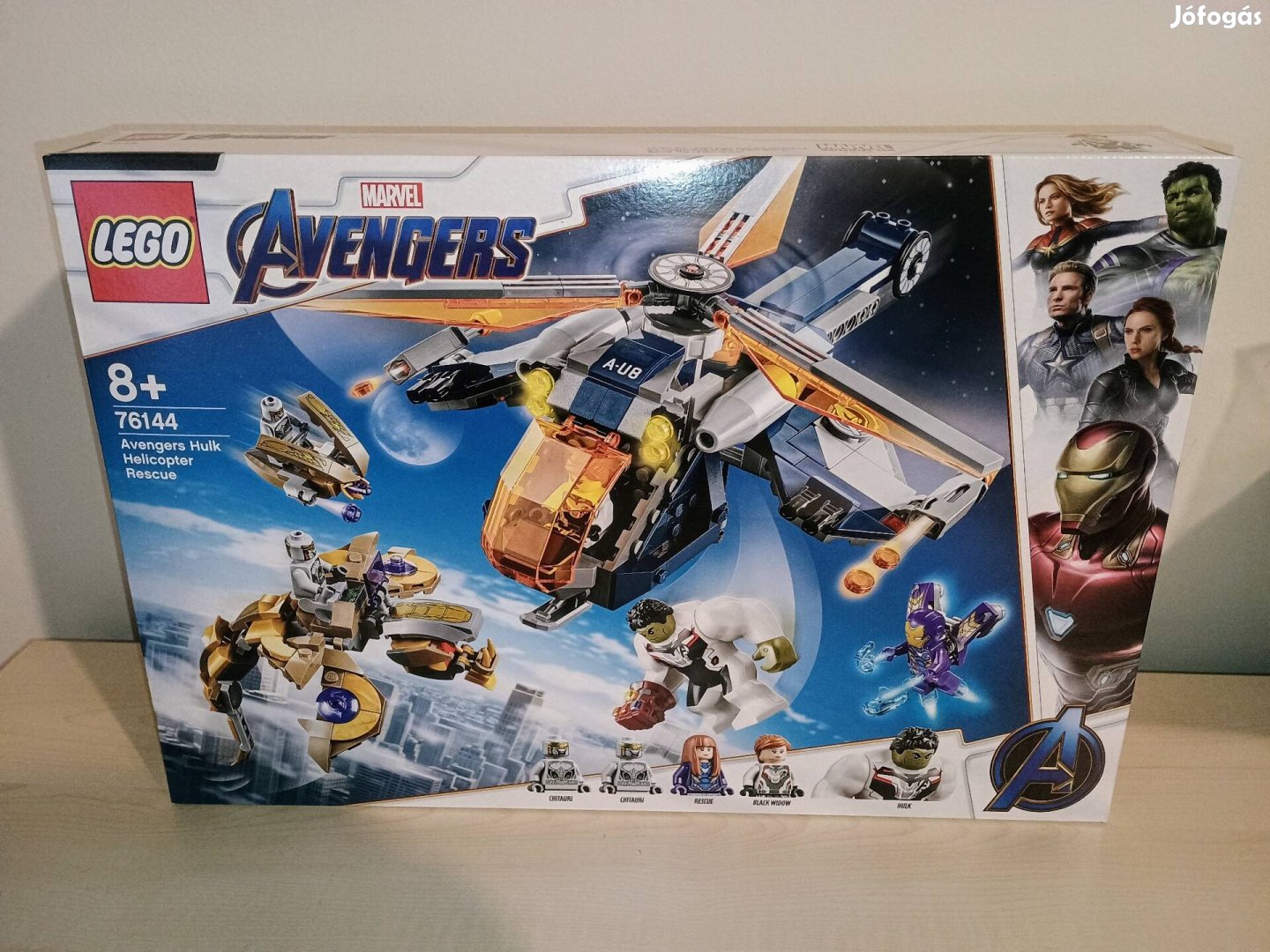 Új, bontatlan Lego Marvel 76144 Hulk helikopteres mentése 