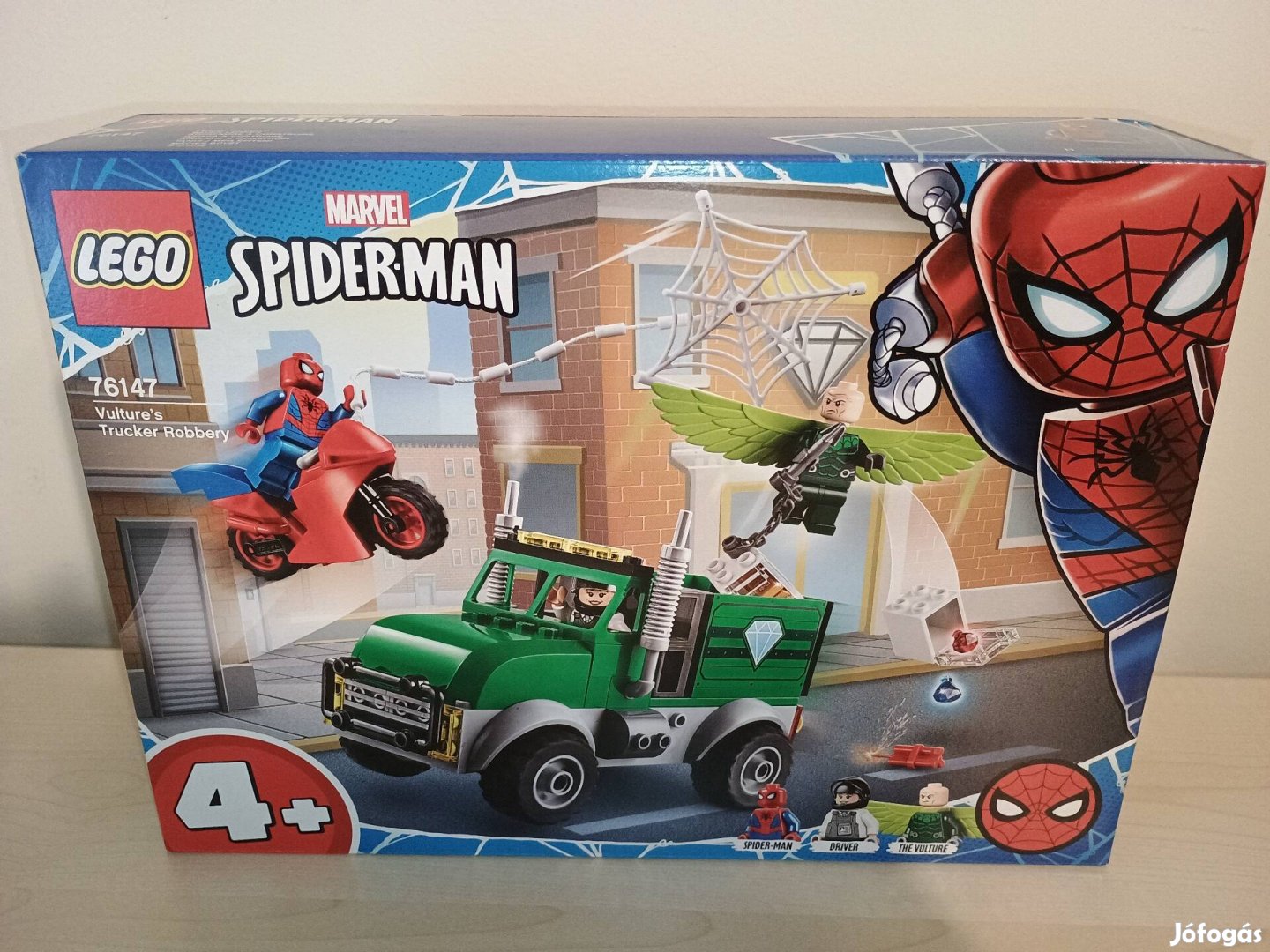 Új, bontatlan Lego Marvel Pókember 76147 Keselyű teherautó rablás 