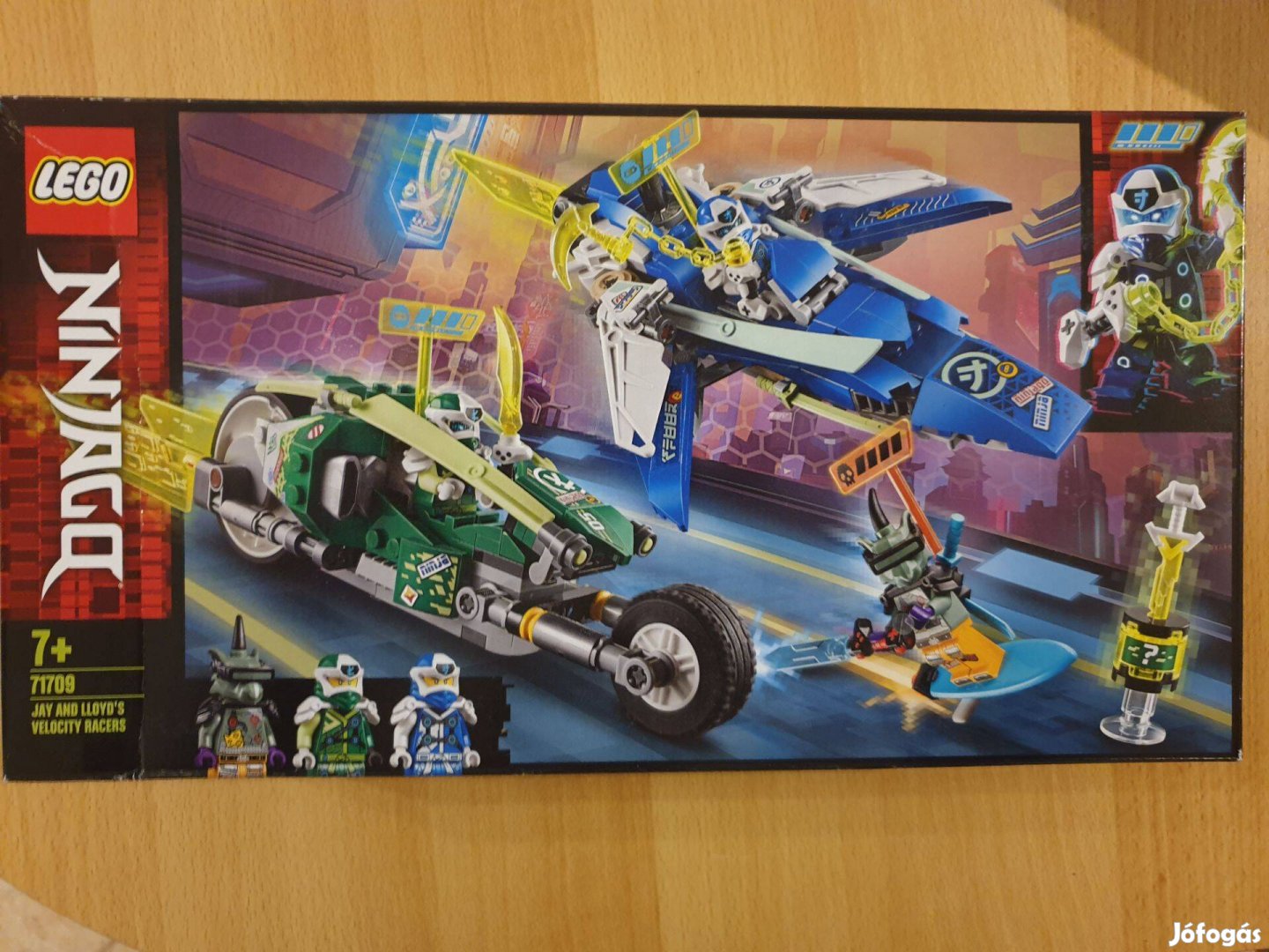 Új, bontatlan Lego Ninjago 71709 Jay és Lloyd versenyjárművei