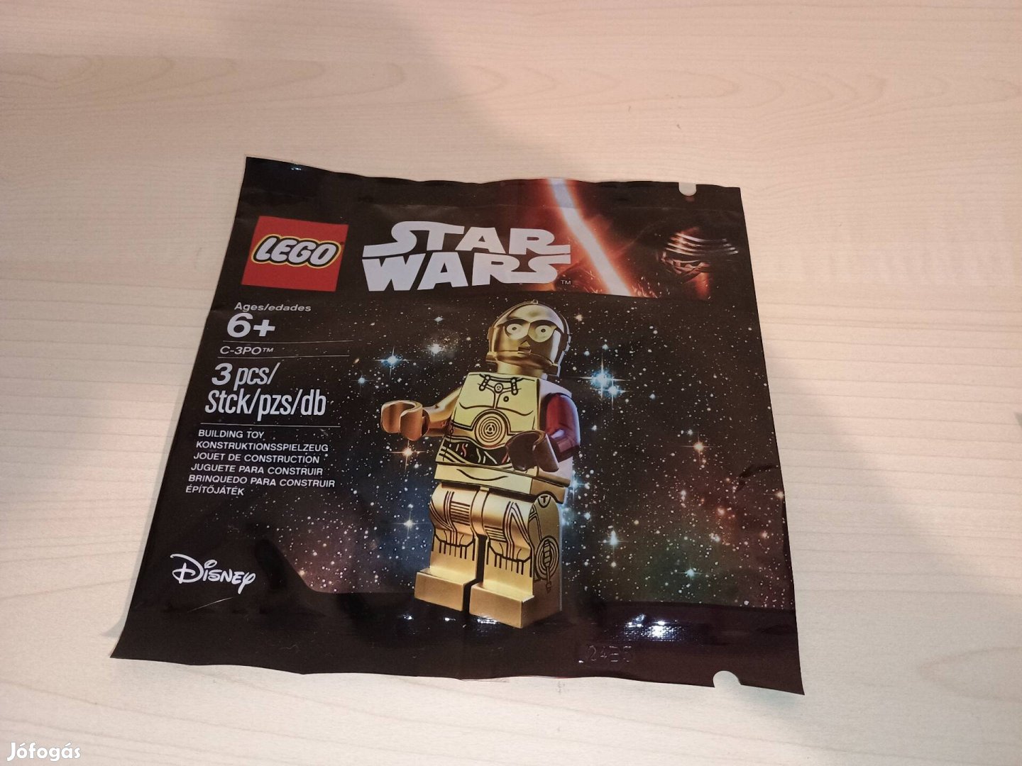 Új, bontatlan Lego Star Wars 5002948 C-3PO Exkluzív minifigura 