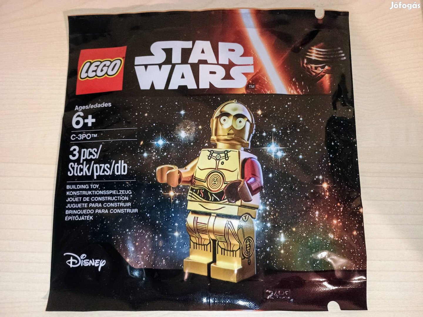 Új, bontatlan Lego Star Wars 5002948 C-3PO exkluzív minifigura 