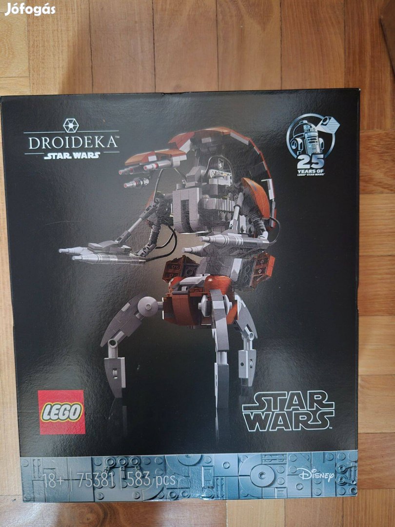 Új, bontatlan Lego Star Wars 75381 Droideka