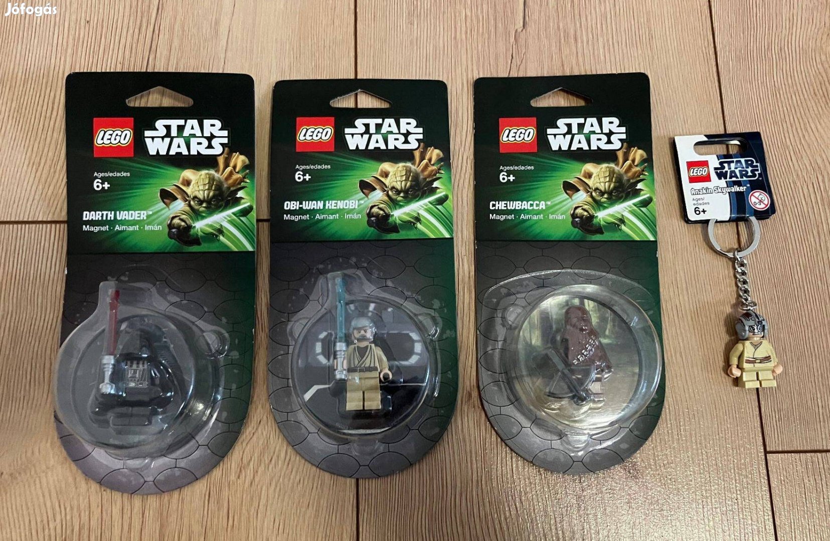 Új, bontatlan Lego Star Wars kulcstartó, hűtőmágnesek