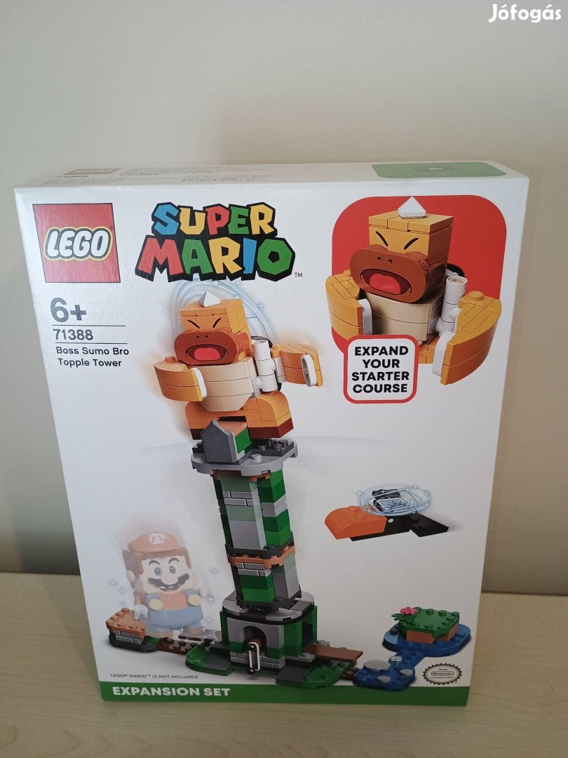 Új, bontatlan Lego Super Mario 71388 Boss Sumo Bro toronydöntő