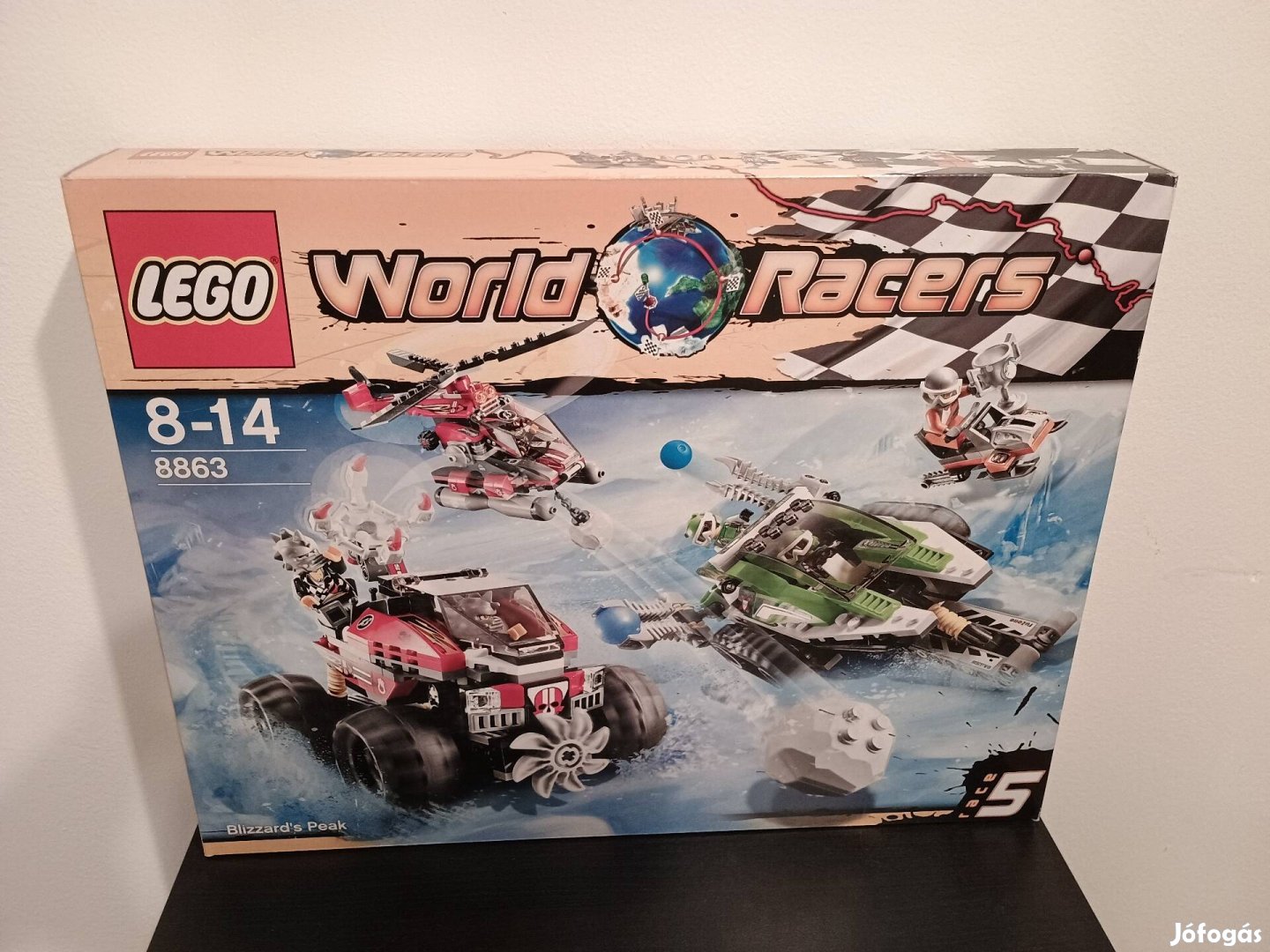 Új, bontatlan Lego World Racers 8863 Vad hóvihar 