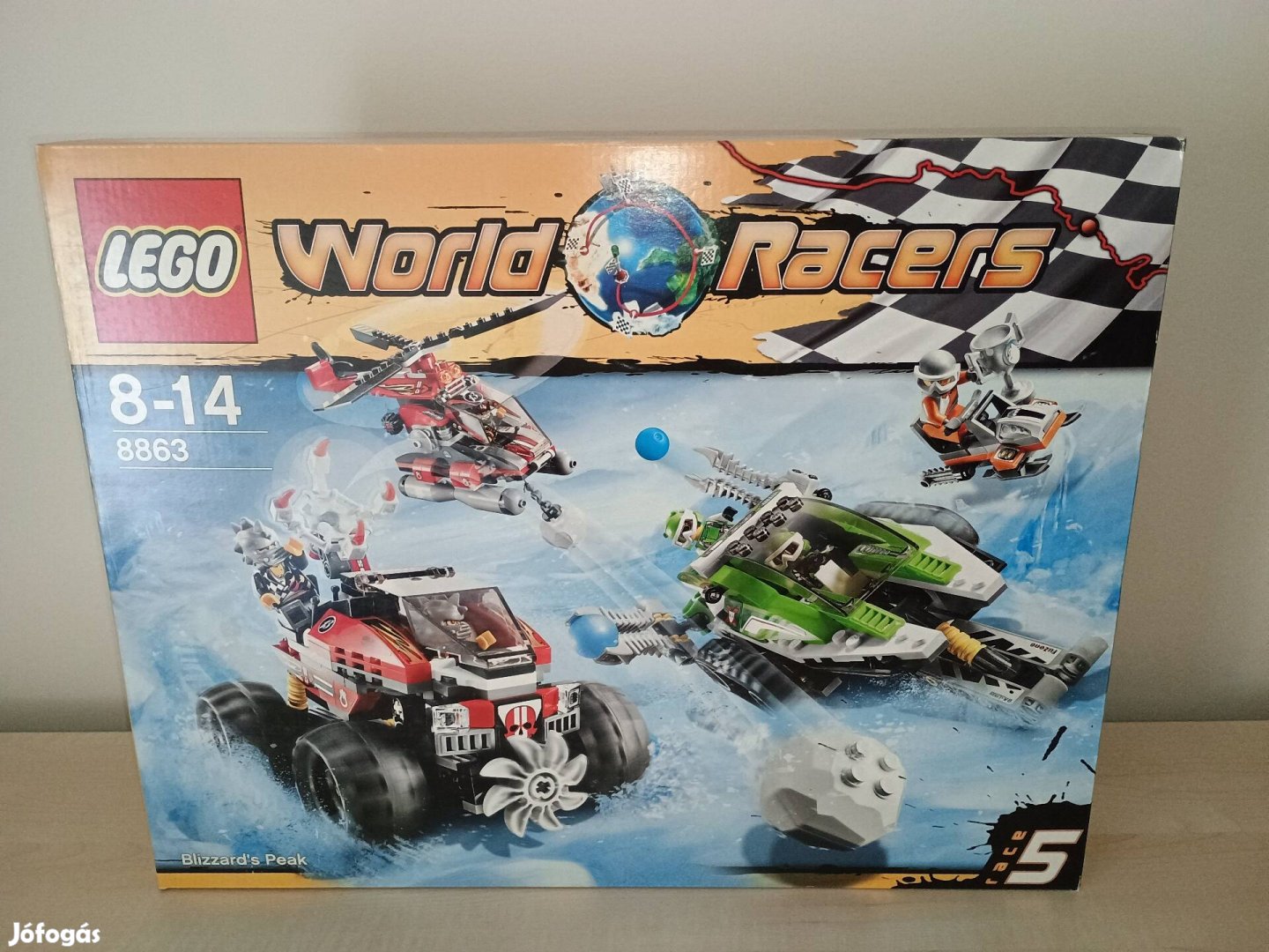 Új, bontatlan Lego World Racers 8863 Vad hóvihar 