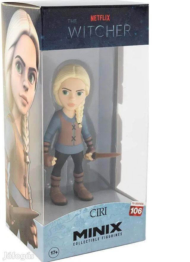 Új, bontatlan Minix Netflix TV: The Witcher - Ciri figura 12 cm