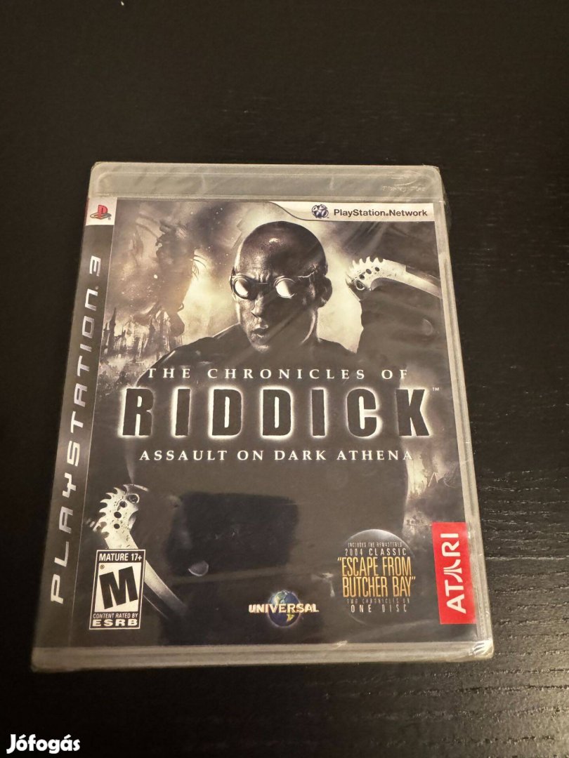 Új, bontatlan PS3 The Chronicles of Riddick Assault On Dark Athena