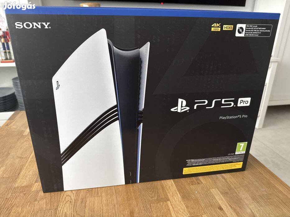 Új, bontatlan Playstation 5 Pro, 3 év bolti garancia