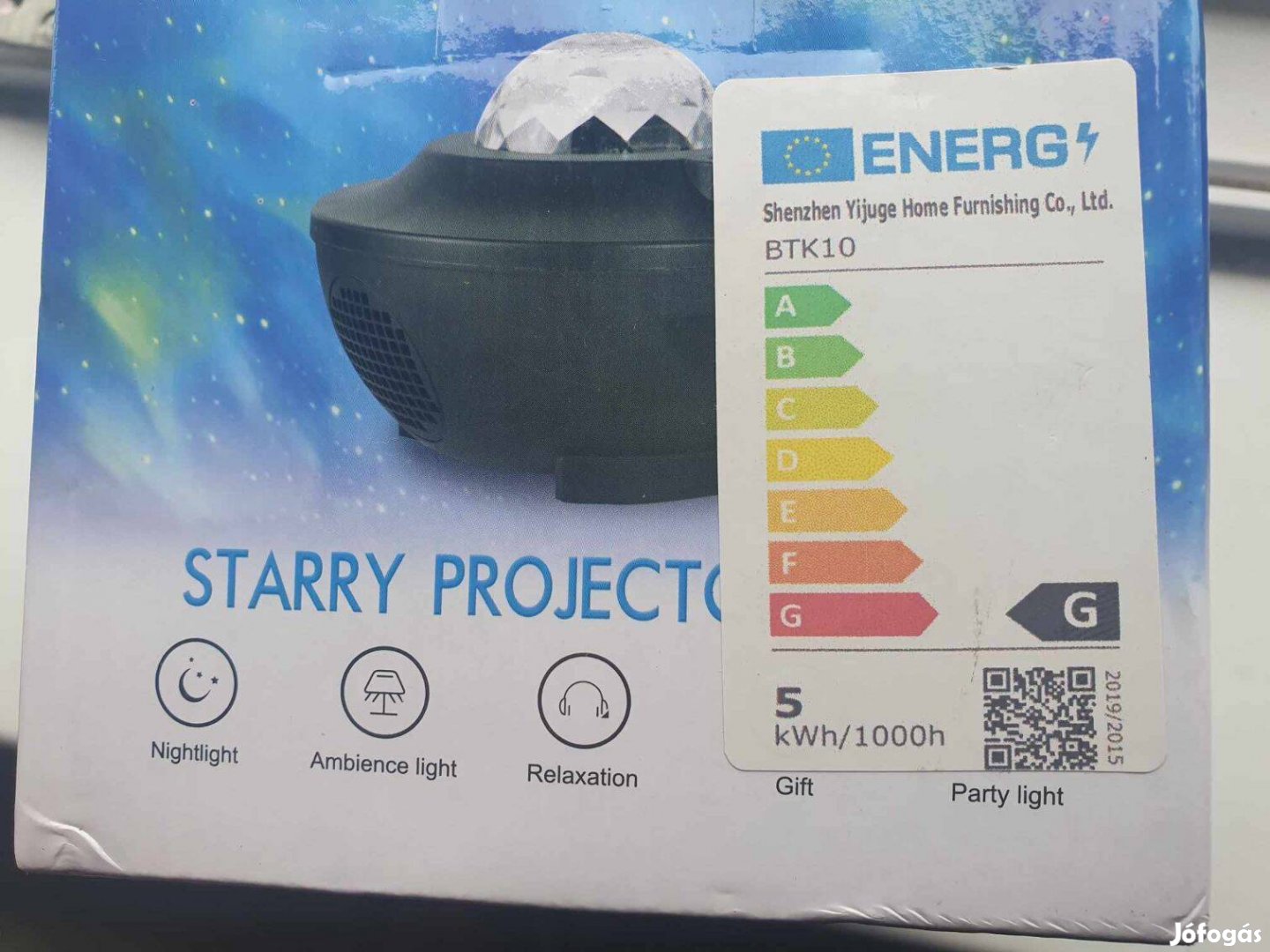 Új, bontatlan Starry projector light lámpa. Segít az elalvásában