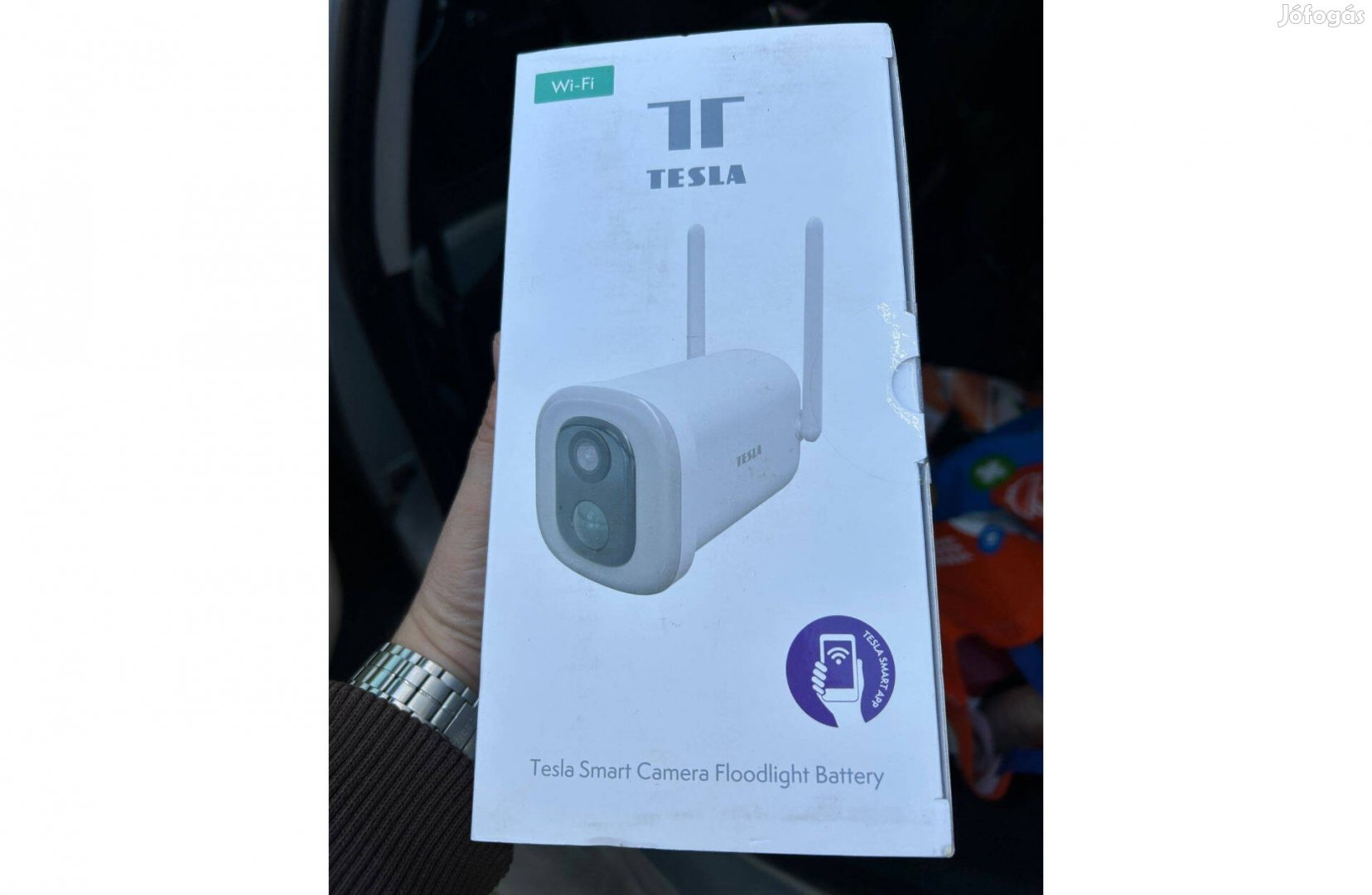 Új, bontatlan Tesla Smart Floodlight Battery Camera - 2 év magyar gari