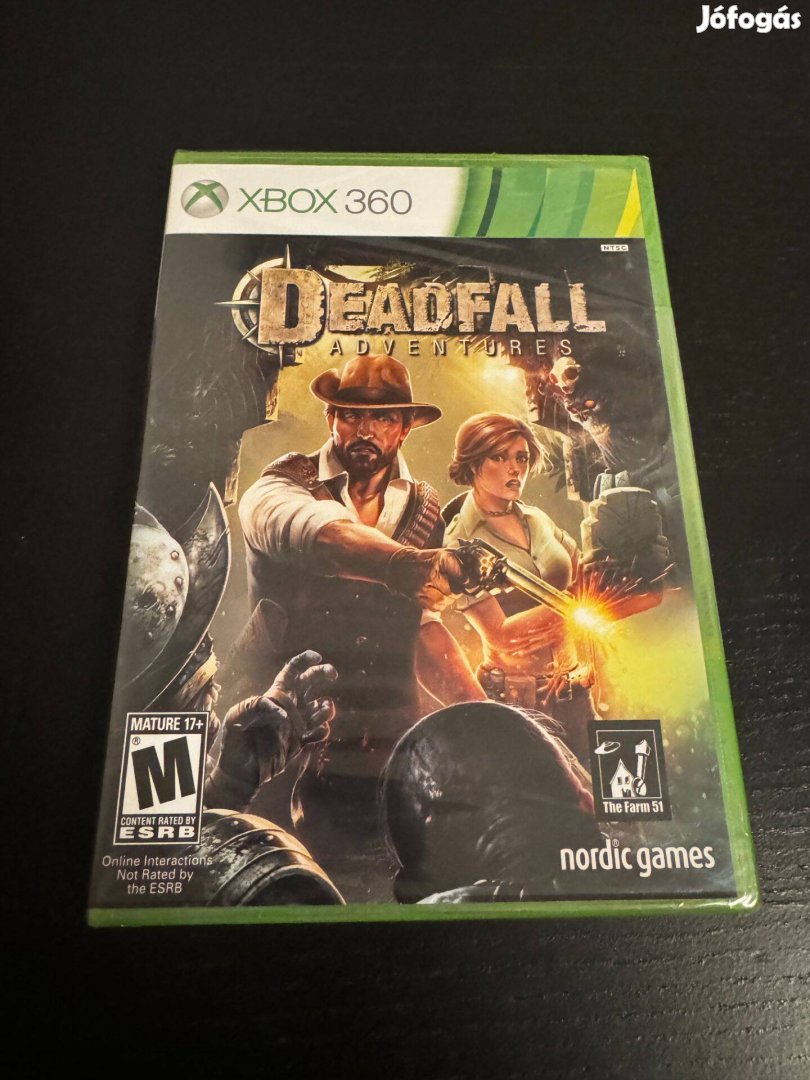 Új, bontatlan Xbox 360 Deadfall Adventures