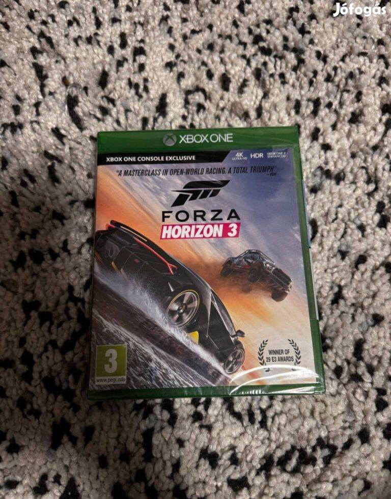 Új, bontatlan Xbox One Forza Horizon 3