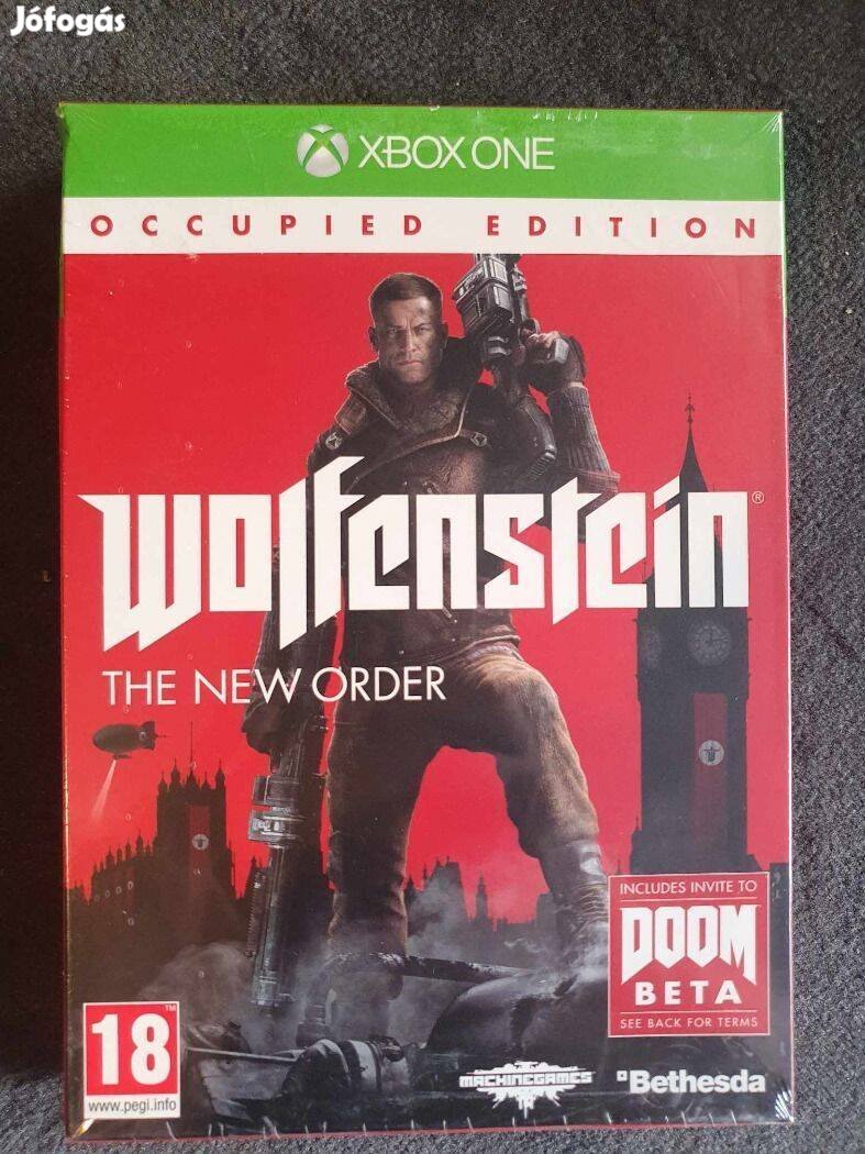 Új, bontatlan Xbox One játék - Wolfenstein The New Order - Occupied Ed