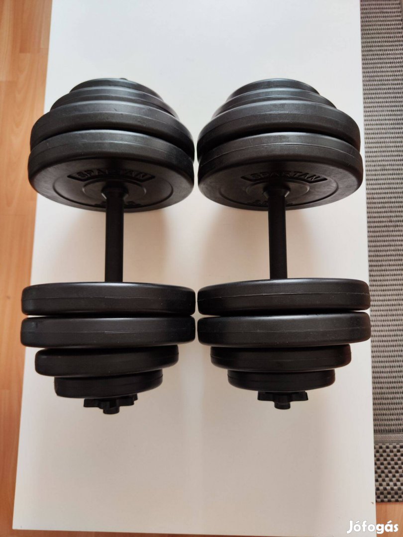 Új, bontatlan! 30kg súlyzó szett